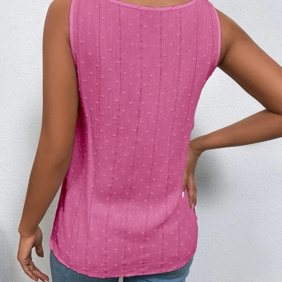 Mustard yellow Swiss dot lace detail blouse - Picture 8 of 15